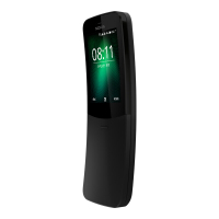【原封】诺基亚(NOKIA诺基亚8110 （国行版） 4GB+512M 黑色 移动/联通4G 学生/老人/商务备用机双卡双待 摄像1500毫安长待机支持收音机娱乐功