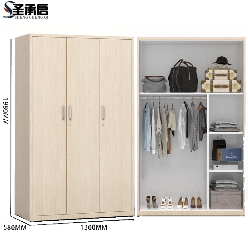 圣承启铁皮衣柜1.3m台高清大图