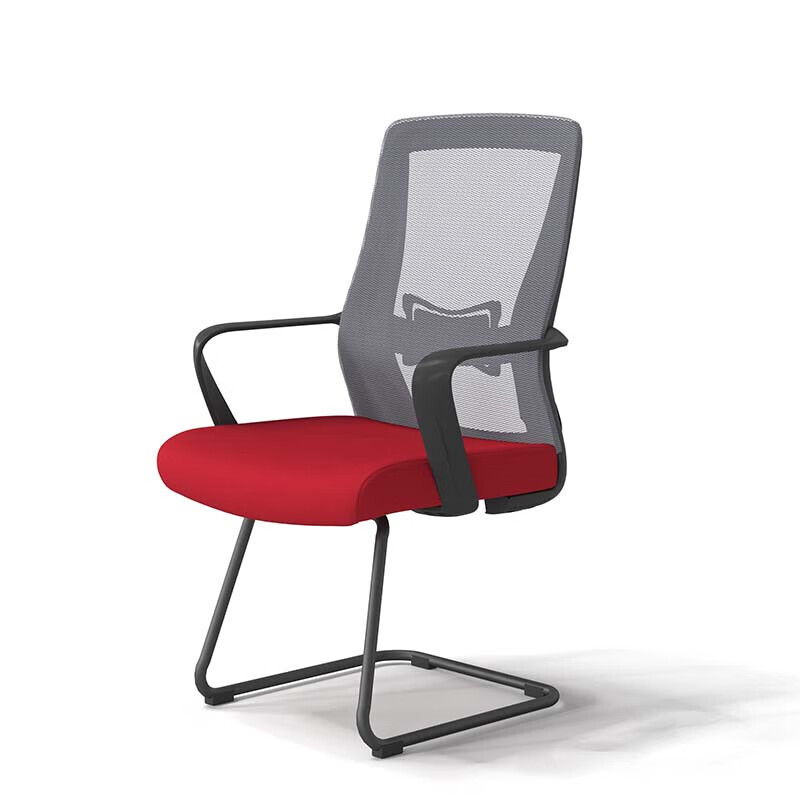 双朗 弓形椅 SL70011RD 500*520*1000mm 红色 1张高清大图