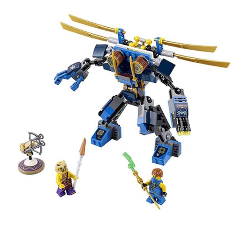 幻影忍者杰的电光机甲机器人光明神殿拼装积木玩具博乐10317