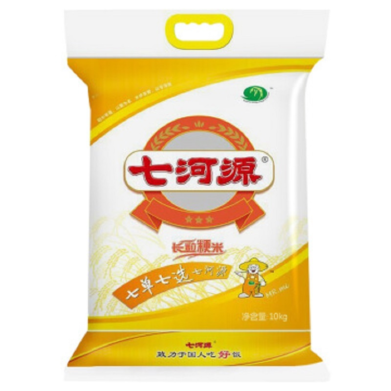七河源 长粒粳米10kg 国产食品 粮油 大米 东北大米 长粒香米