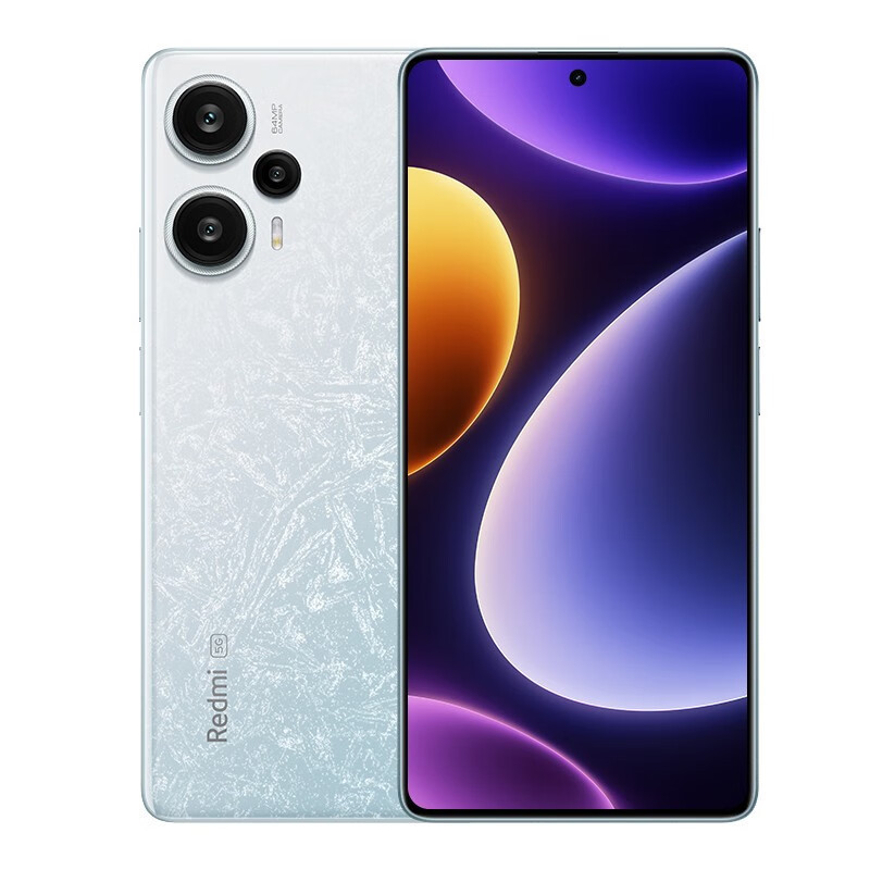 Redmi Note12 Turbo 冰羽白 8GB+256GB 第二代骁龙7+ 超细四窄边OLED直屏 6400万像素