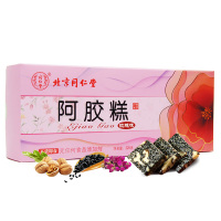 北京同仁堂玫瑰味阿胶糕225g 礼盒装 送礼佳品 即食阿胶膏 男士女士型 手工熬制固元膏