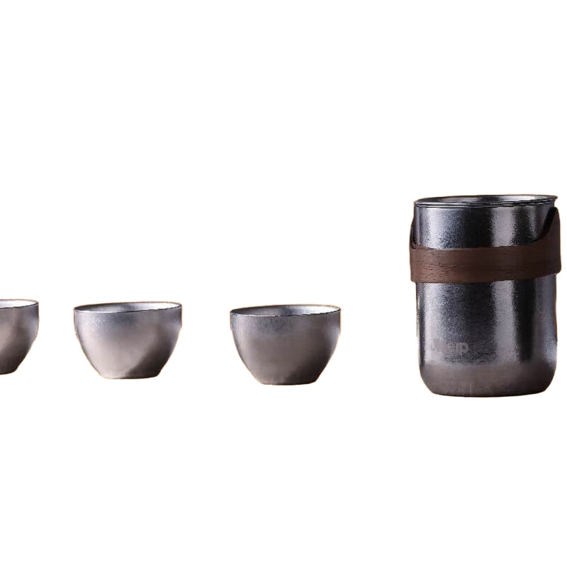 追璞追璞逸闲钛茶具套装便携快客杯 本色高清大图
