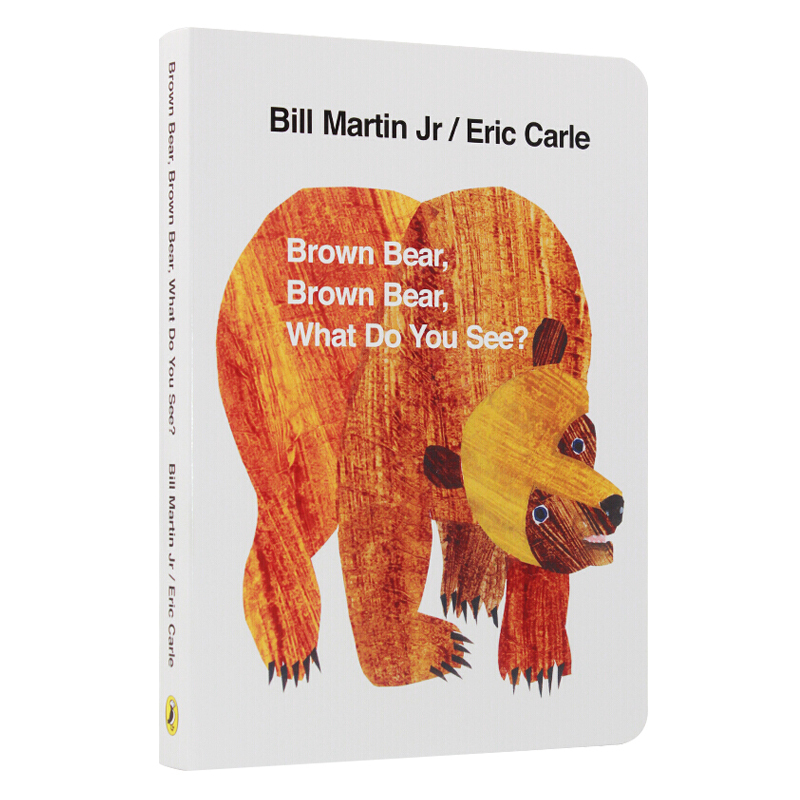 我是一只小兔子 [正版]棕熊你在看什么 英文原版 Brown Bear, What Do You See 卡尔韵律歌谣