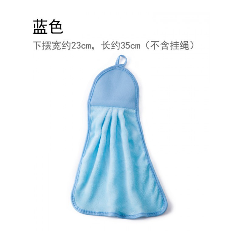 权夫人擦手巾手帕吸水抹布厨房挂式毛巾强力去污不毛洗碗巾抹手擦手布高清大图