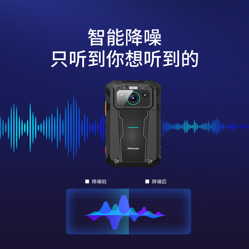 海信(Hisense)DSJ-HIS08AI智能作业记录仪4K高清256G 6400W红外夜视独立北/WiFi