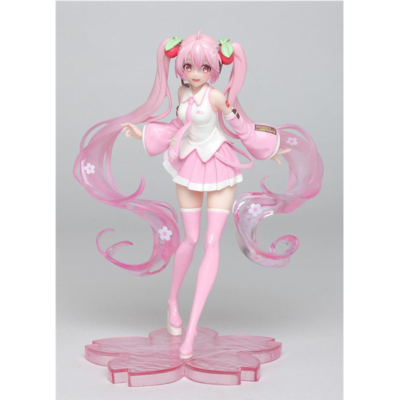 初音未来手办动漫玩具miku樱花初音景品二次元美少女模型摆件礼物