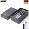 凌美(LAMY)Safari狩猎者钢笔墨水笔商务套装磨砂黑色F尖