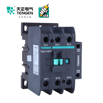 天正电气 TGC1-4011 380V 50Hz 3NO 1NO+1NC 3P 02010180118 交流接触器