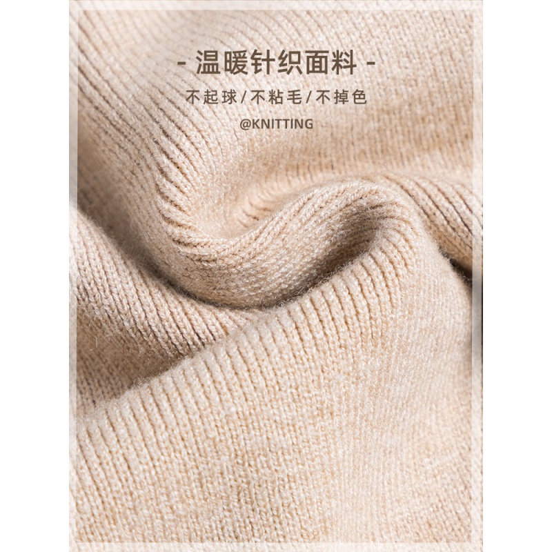 针织半身裙女秋冬2023新款高腰a字显瘦黑色大摆小个子中长款伞裙_437_262高清大图