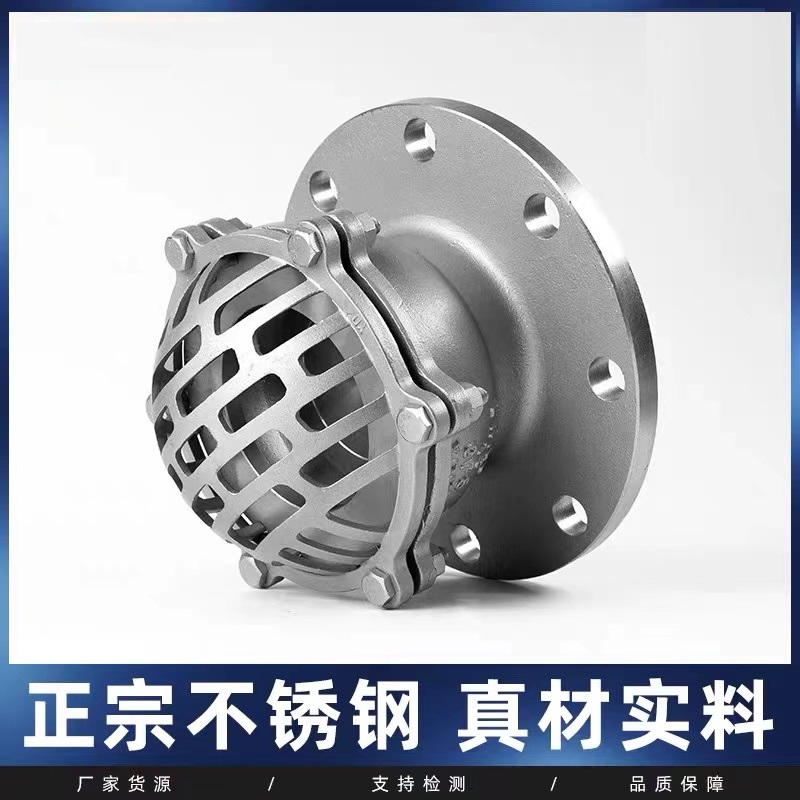 伟鹏双兴 304不锈钢法兰底阀 法兰式DN65-PN6 个高清大图