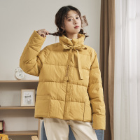 【3折价359.9元】唐狮羽绒服女短款新款面包服羽绒服女小个子韩版宽松