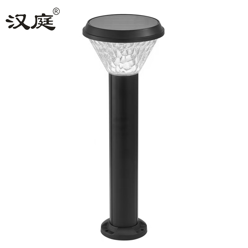 汉庭 中圆形太阳能草坪灯 200*670mm-白光暖光高清大图