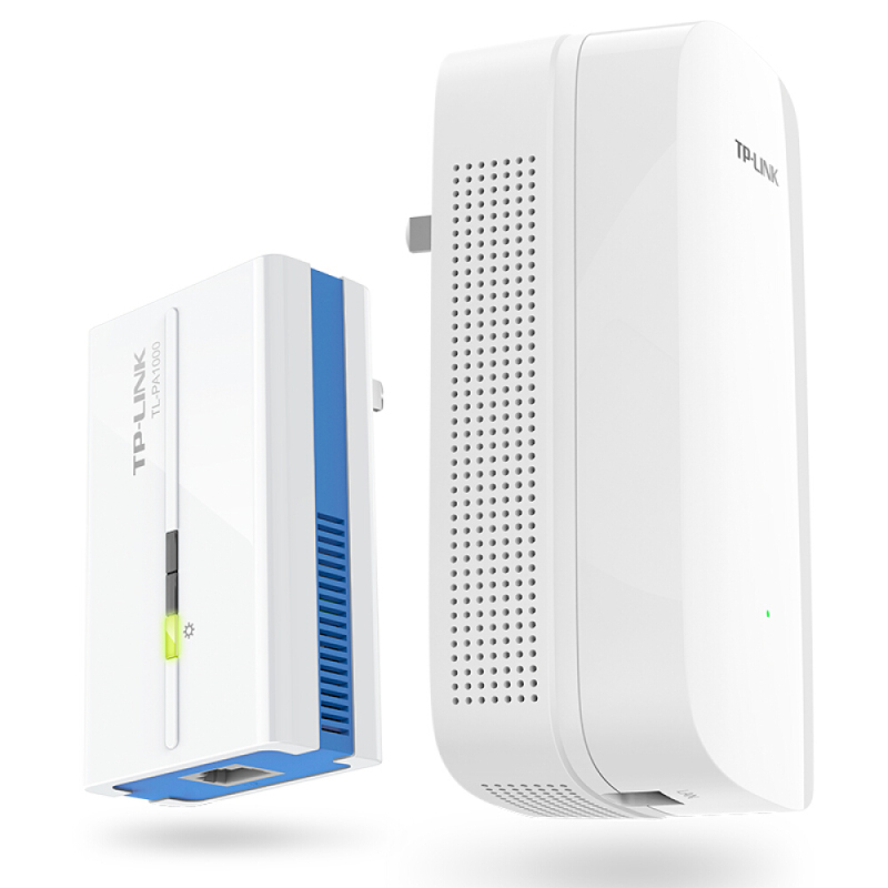 TP-LINK 1000M无线电力猫套装 电力线WiFi扩展穿墙宝 信号放大 搭配路由器使用 TL-PA1000&PA1