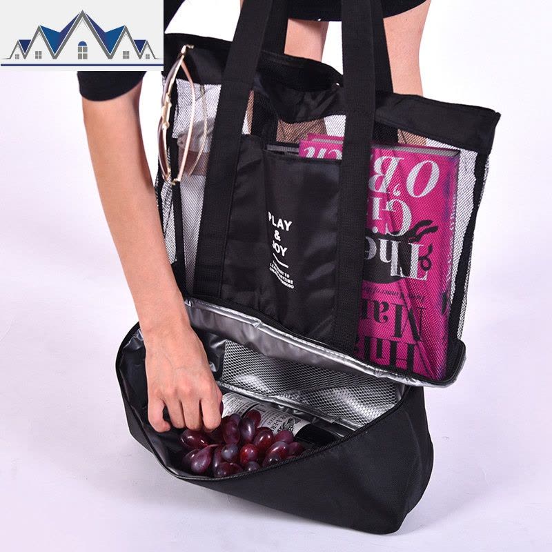 多用游泳包干湿分离洗漱包沙滩包游泳装备用品泳衣收纳袋便携手提 三维工匠收纳包图片