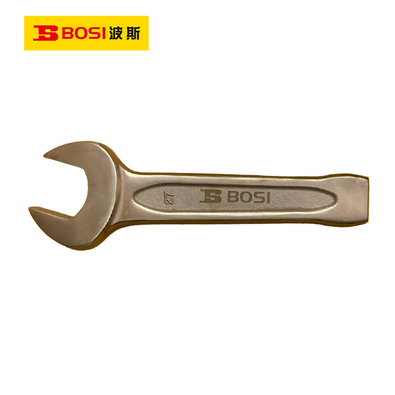 波斯(BOSI)防爆德式敲击开口扳手(27mm)把高清大图