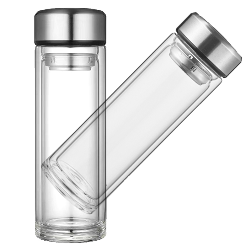 中电鼎润 ZD350ML 双层玻璃水杯 (计价单位:个)本色高清大图