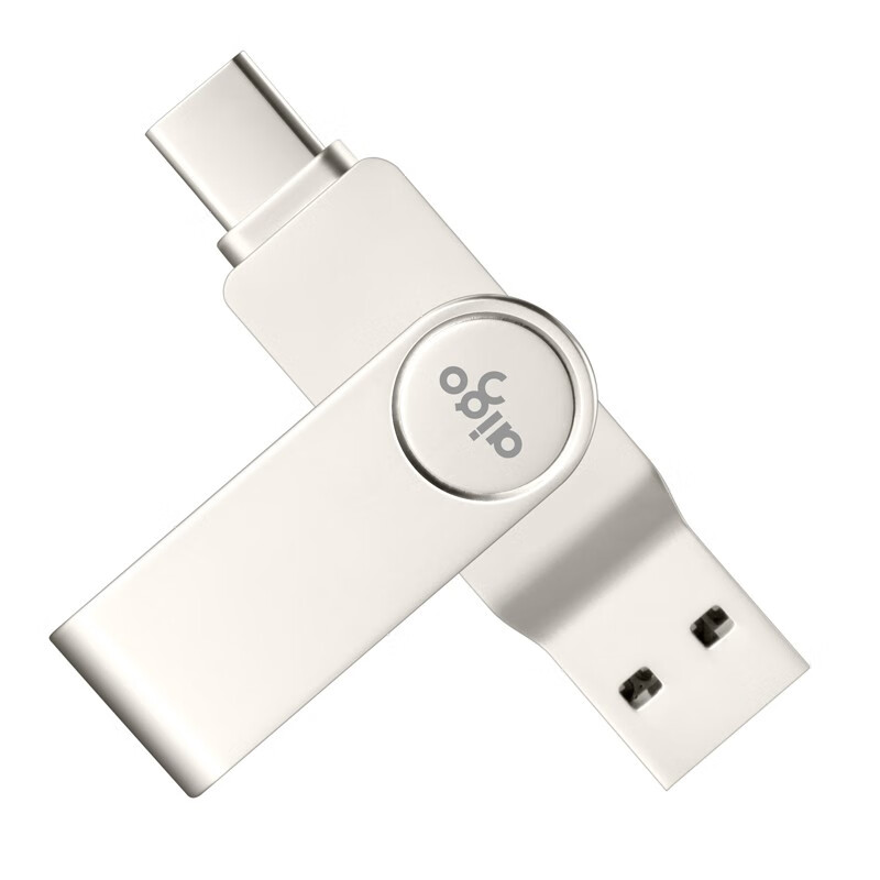 爱国者(AIGO) U356 64G Type-C USB3.1 U盘 银色高清大图