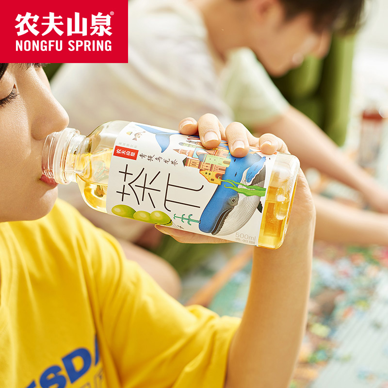 农夫山泉茶π柚子绿茶500ml*5瓶果味茶饮料苏宁宜品推荐高清大图