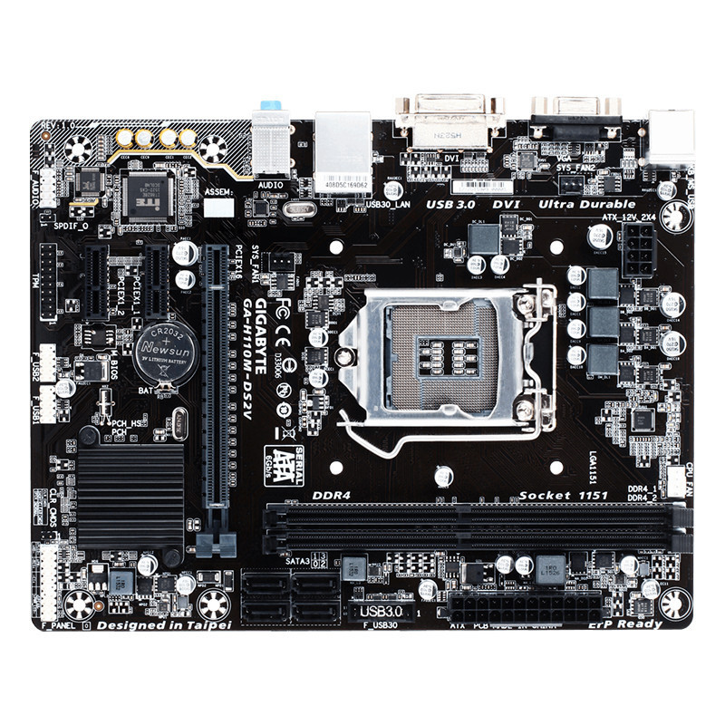 欧思卓 技嘉 主板 H110M-DS2V DDR4 LGA1151