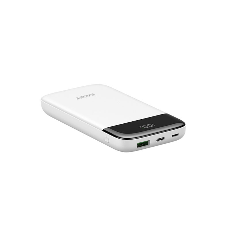 忆捷(EAGET) EQ20快充电源锂电池 20W 10000毫安3接口便携式 白色 1个 白色 (单位:个)高清大图