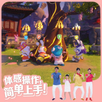 任天堂 Nintendo Switch红蓝主机+马力欧卡丁车8+疯狂的兔子+马力欧派对