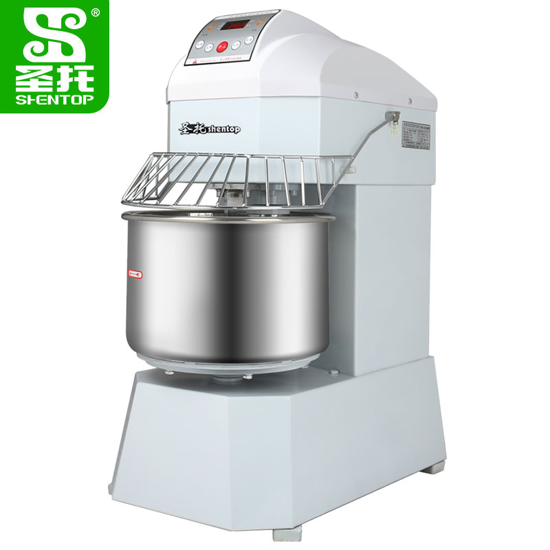 圣托(Shentop)30L和面机12KG 全自动揉面机 面粉活面机DGB02高清大图