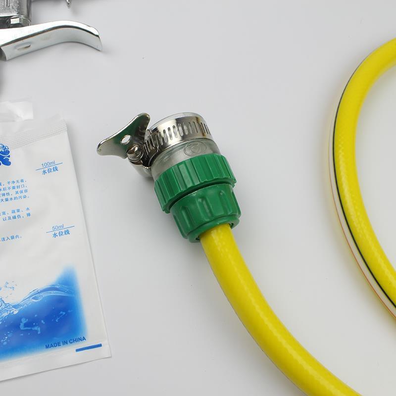 水枪+水管1.5米 冰袋注水器加水工具暖漏斗加水器套装注水抢加水器灌水