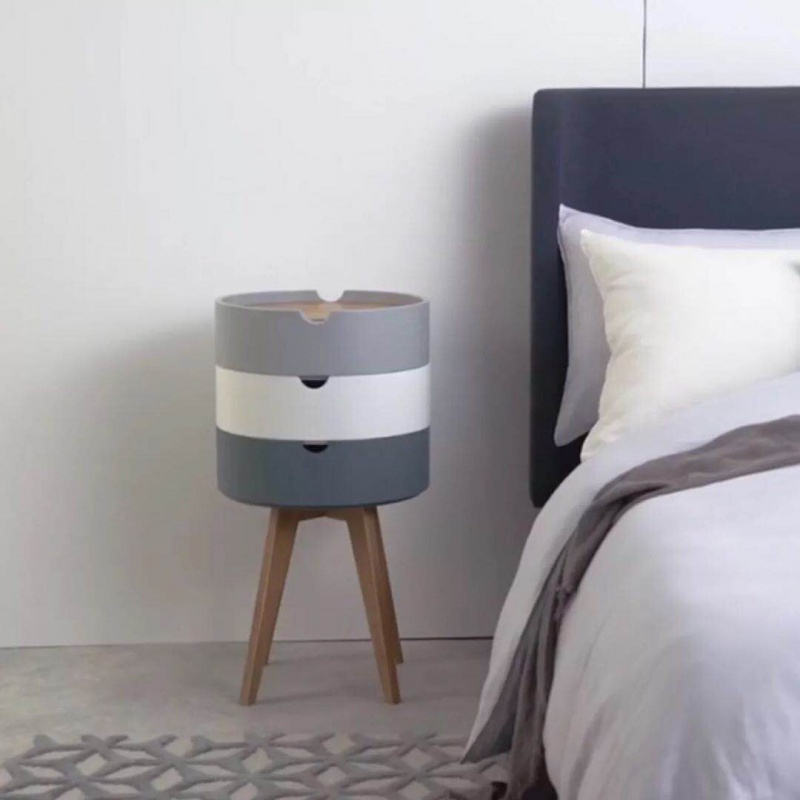 家柏饰(CORATED) 北欧简约创意床头柜小书柜现代简约简易床头柜床头收纳柜高清大图