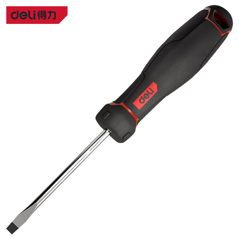 得力(deli)DL3442 一字螺丝批 防滑螺丝刀 改锥 起子 3×150MM