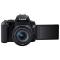 佳能(Canon)迷你单反EOS 200D II(18-55)黑色数码相机 单镜头套装 有效像素约2410万 Vlog