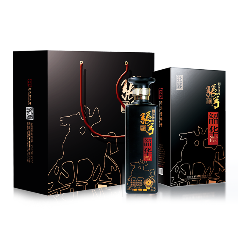 张弓酒 韶华 52度浓香型粮酒白酒整箱 500ml*6瓶
