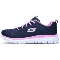 Skechers斯凯奇女鞋轻便透气运动鞋减震跑步鞋舒适健步鞋女12615