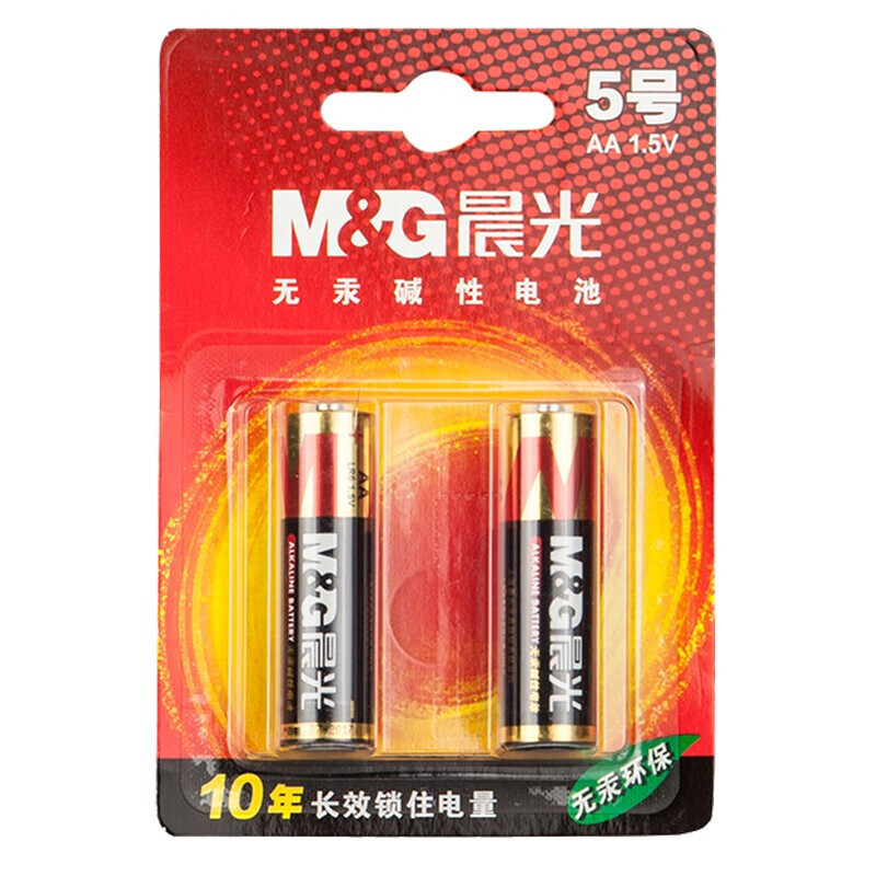 晨光碱性电池ARC925545号2节每卡30卡每盒240卡每箱单位:卡
