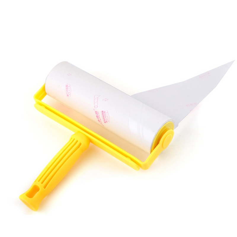 净得丽 家居粘尘纸 大号8226手动吸尘器 粘毛滚 除尘器 通用纸芯