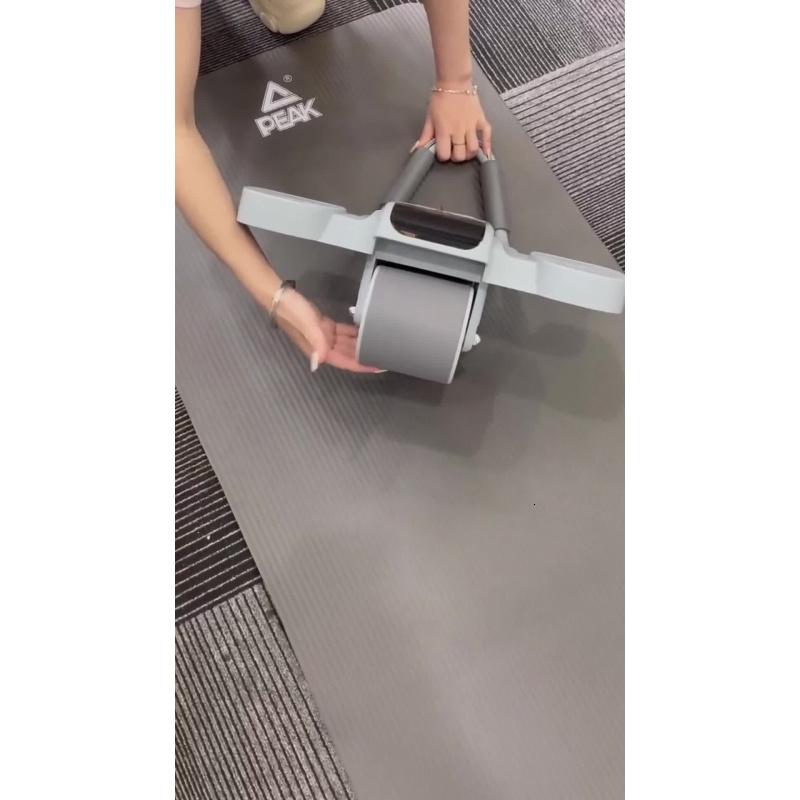 Keep健腹轮腹肌轮自动回弹肘撑带辅助平板支撑卷腹训练器 双轮冰川灰高清大图