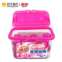 洛娃靓丽炫彩洗衣凝珠25颗375g玫瑰香盒装