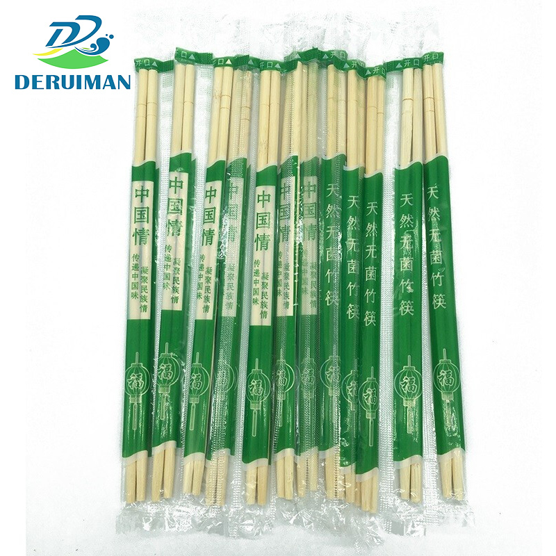 DERUIMAN一次性筷子独立包装家用竹筷打包方便筷1000双高清大图