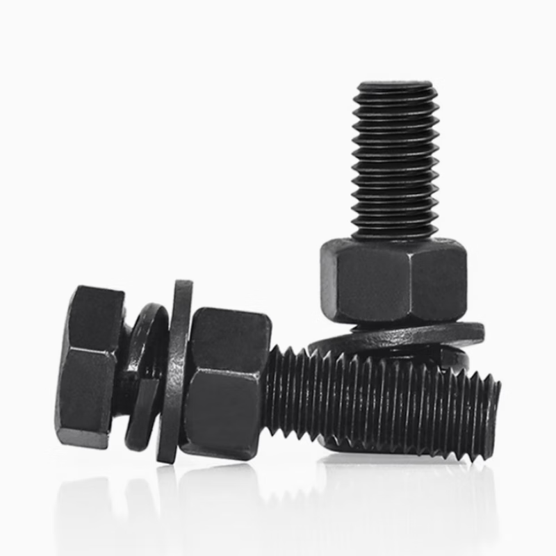 螺栓和螺母; M16*60 强度等级:8.8级;材质:碳钢;标准号:GB/T5783-2016 1个高清大图