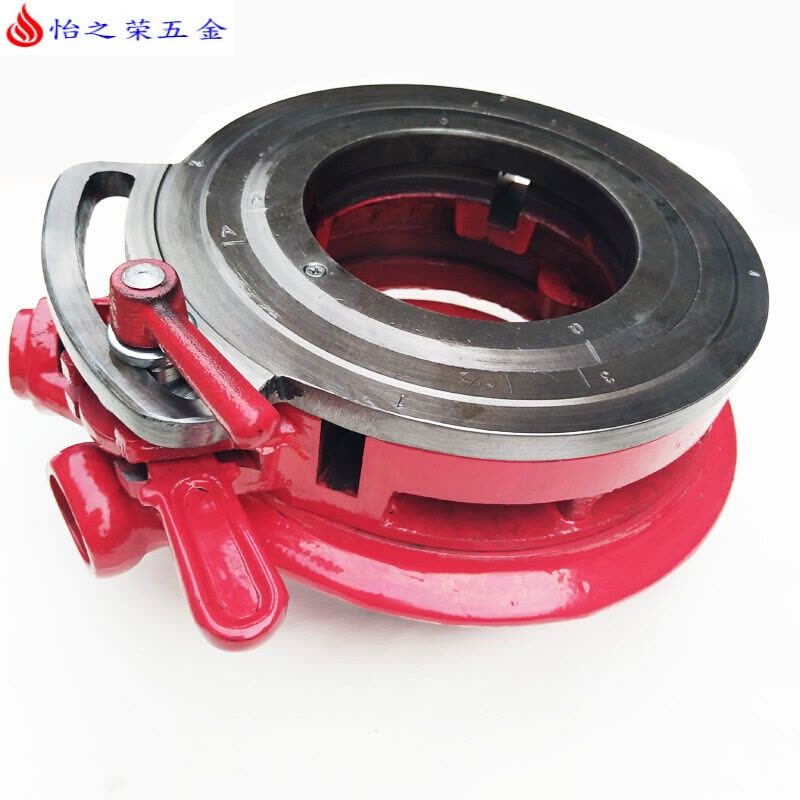 重型管子绞板手动套丝机铰板板牙114 117型水暖工维修工具绞丝机 114板牙1.5-2寸一副图片