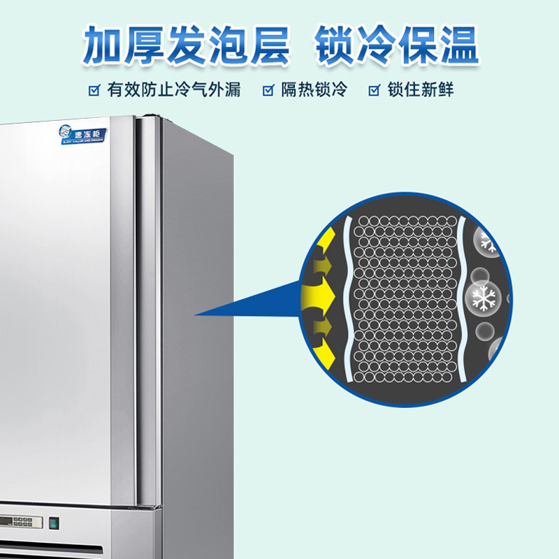 速冻柜(20KG)商用零下40度低温急冻冷冻柜冰柜包子海参慕斯大容量 BCF-20