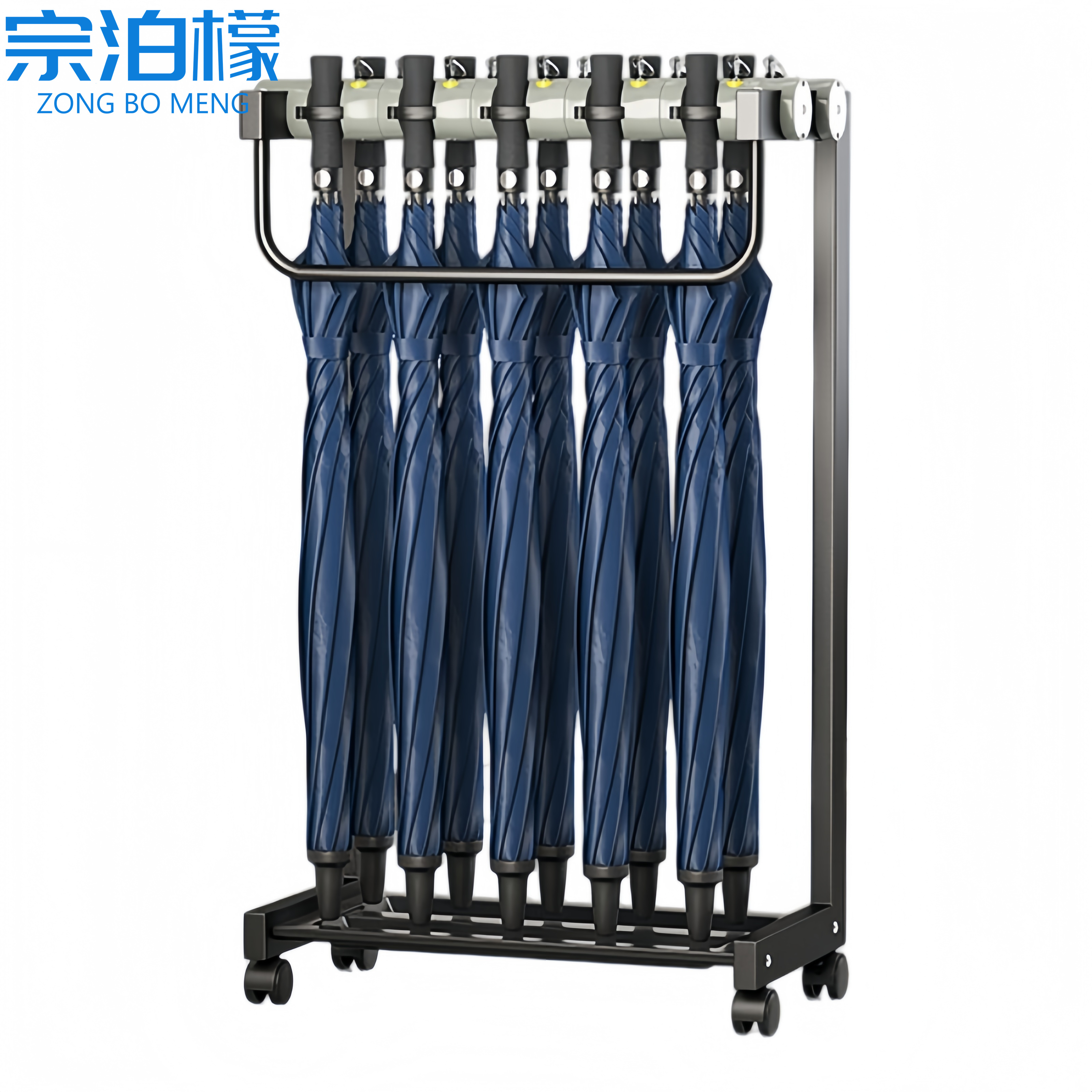 宗泊檬 雨伞架10头带伞56*30*97cm套 金属