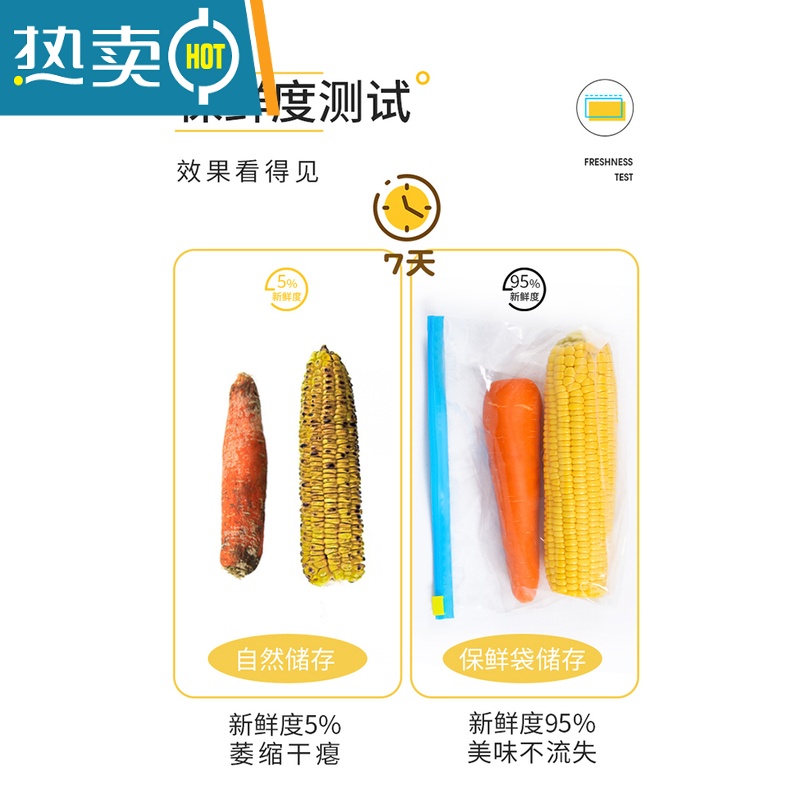 敬平保鲜袋加厚拉链式家用密封塑封冰箱专用带封口收纳袋子密实 [加厚拉链式+底部加宽]中号20+大号30(共50高清大图