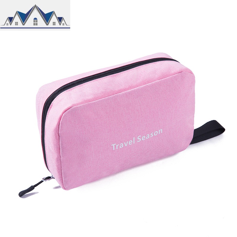 防水洗漱包男旅游出差便携大容量收纳多功能女化妆洗漱包旅行套装_27_440 粉红色收藏加购送牙刷盒