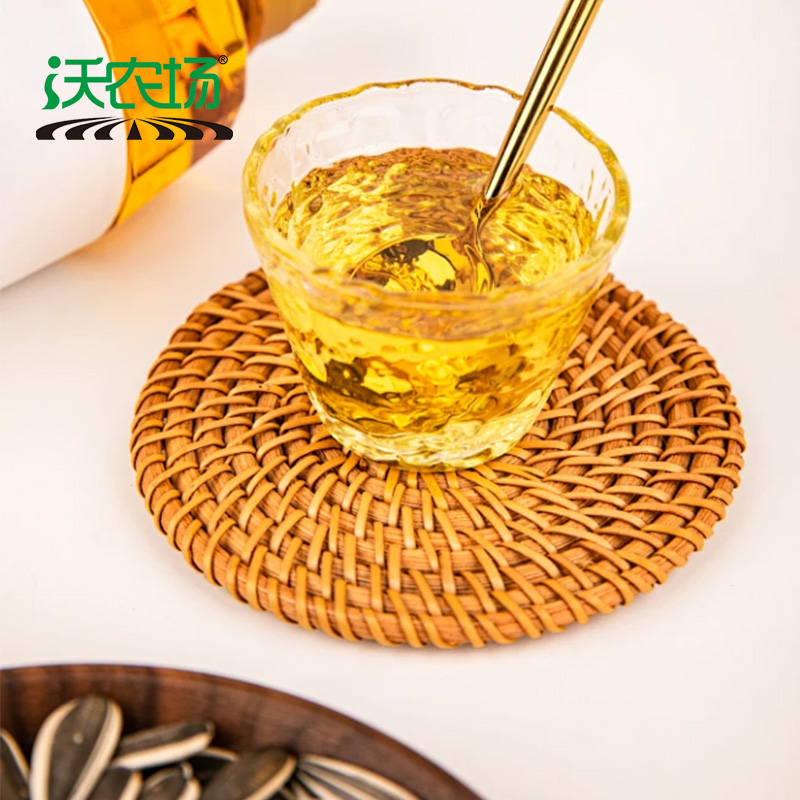 沃农场非转基因葵花籽油5L/桶高清大图