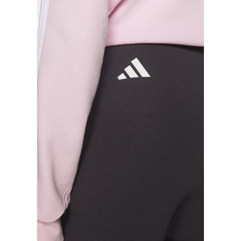 Adidas女士运动 leggings高弹力舒适训练健身裤高清大图