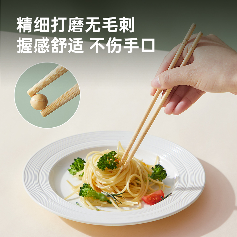 二猫碳化一次性竹筷100