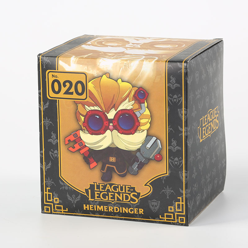 英雄联盟LOL手办 Q版大发明家 黑默丁格 大头 020 模型摆件玩具礼物