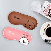 OGAWA奥佳华LINE FRIENDS真丝眼罩OG2512遮光发热午睡神器IP定制款缓解眼部疲劳亲肤眼部按摩器